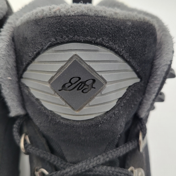 Womens Eddie Bauer Snow Trekker Boots Thinsulate Size 9 Black - Picture 2 of 8